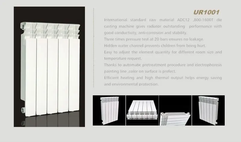 High Quality Cooling italian die-casting aluminium radiator