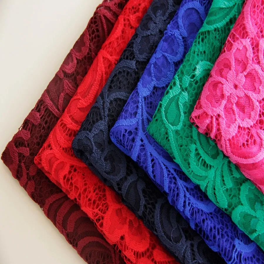 2020 spandex yarn 3d lace fabric for fancy dress