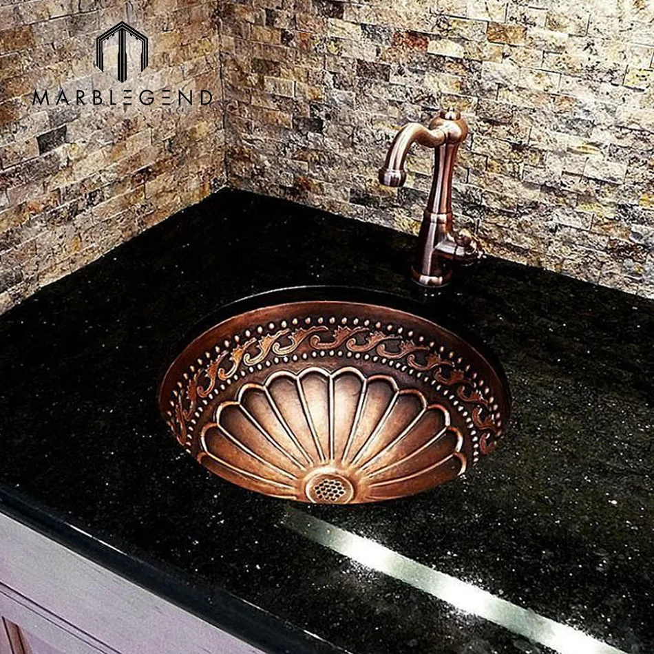 
Indoor decoration material black galaxy granite kitchen countertop 