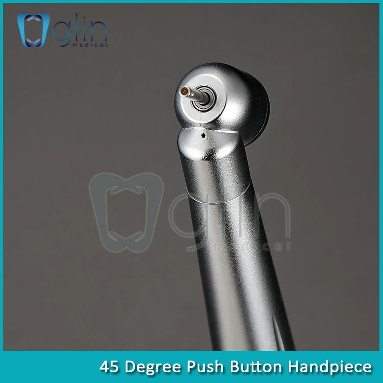 Dental High Speed Push Button 45 Degree Handpiece