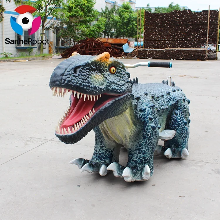 Dino park Godzilla coin operated animatronic kids dinosaur rides