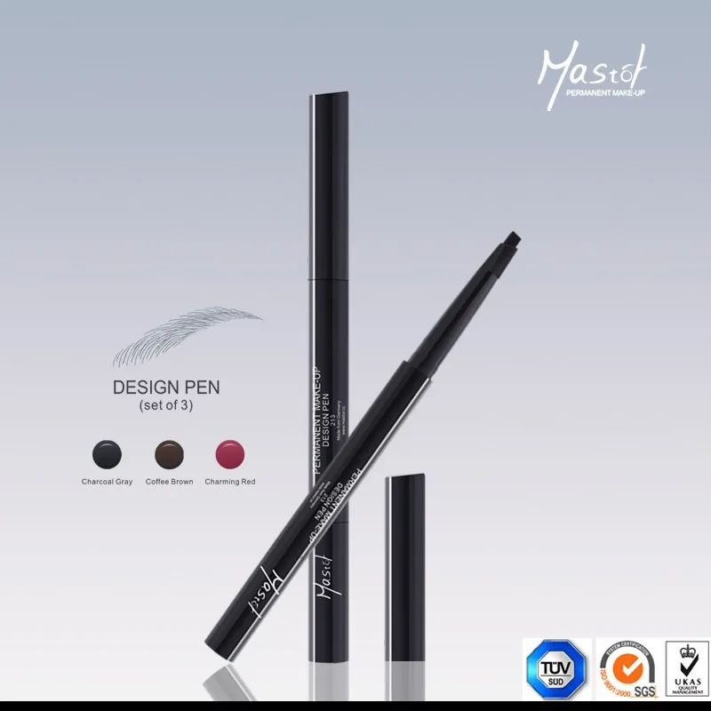Mastor Permanent Makeup Tattoo Kit Anti Water Eyebrow Lip Pencil
