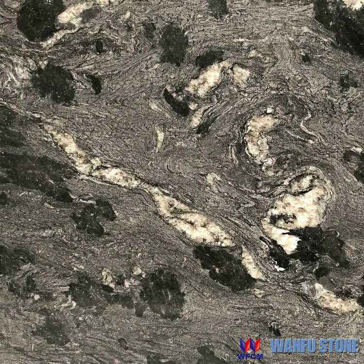 Natural Stone Steel Gray Granite Slab Price