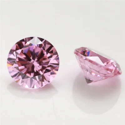 Moissanite diamond price per carat Pink  moisssanite 1 carat 6.49mm top quality loose stones  forever brilliant cut