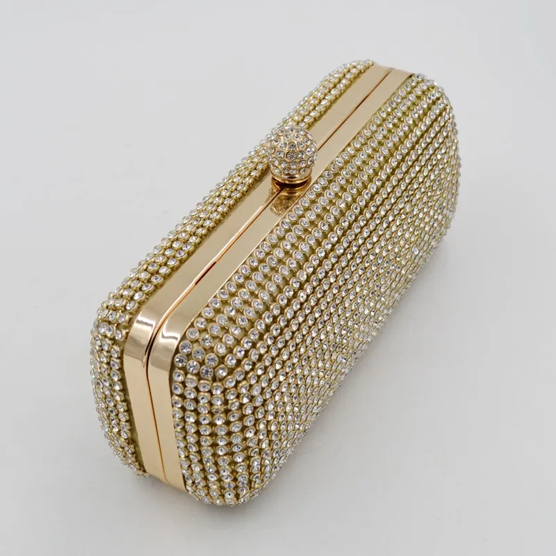 2017 manufacturer wholesale women handbag crystal clutch evening bag