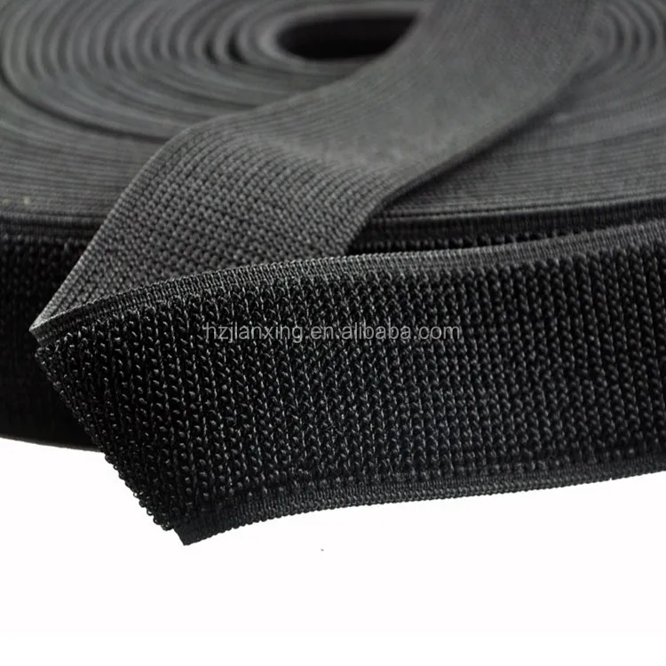 Elastic unnapped loop medical strap/elastic unnapped hook and loop medical