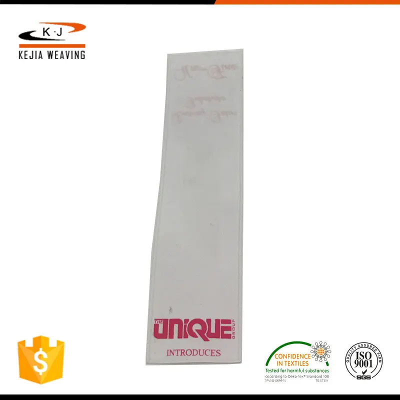 Customize Clothing Brand Fabric Double Side Printing Labels