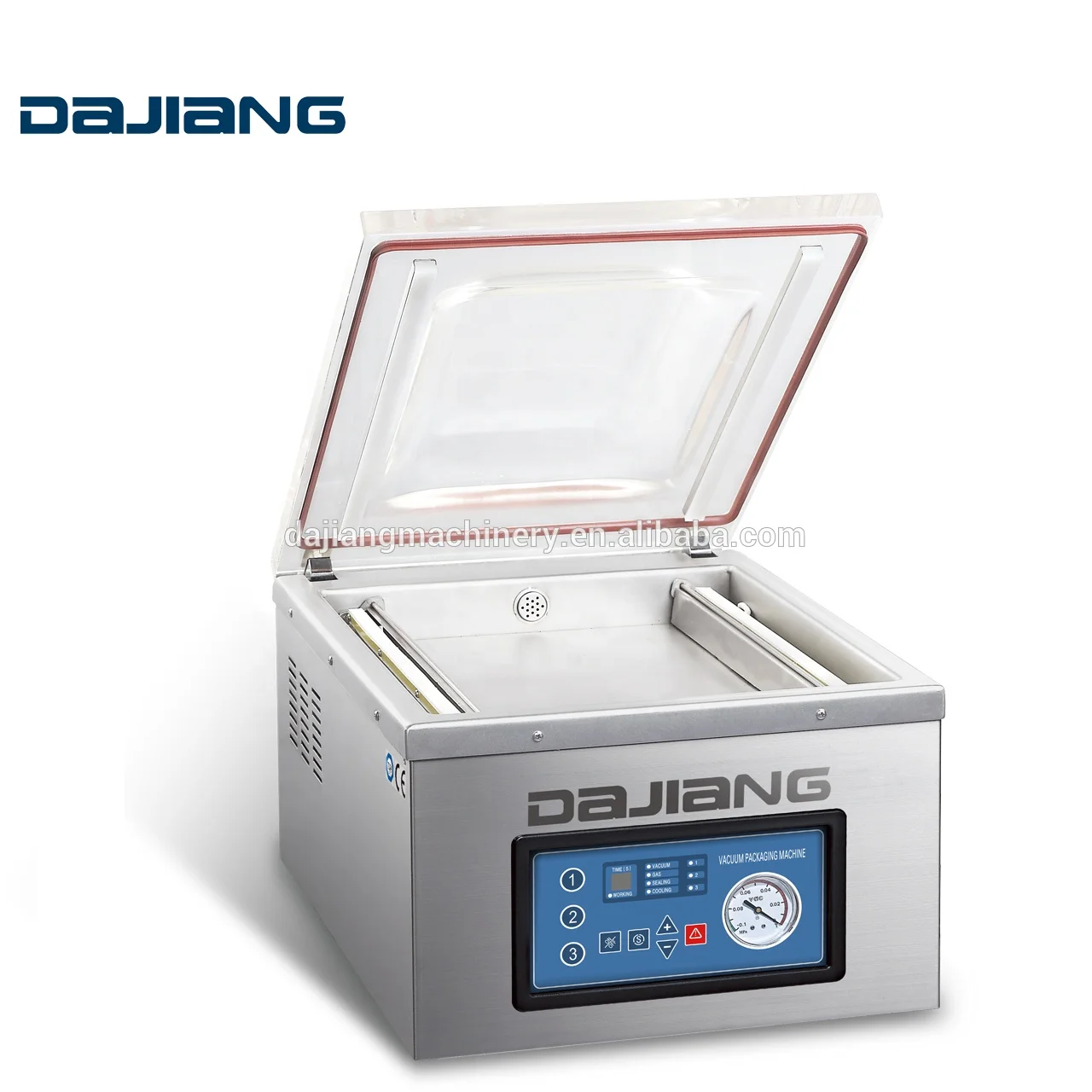 DZ-430PT/2 Table Top Vacuum Packaging Machine China Food Fresh fruit MAP Gas Tray Sealing Machine  Small Chamber vacuum sealer