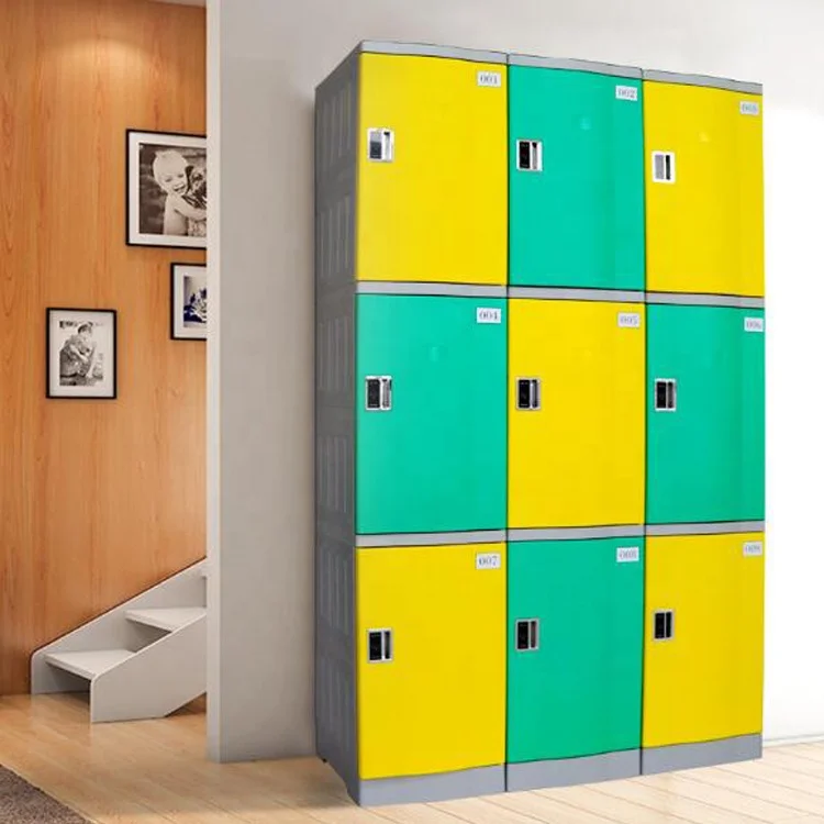 ABS plastic employee locker / assembled easily /low cost locker staff locker