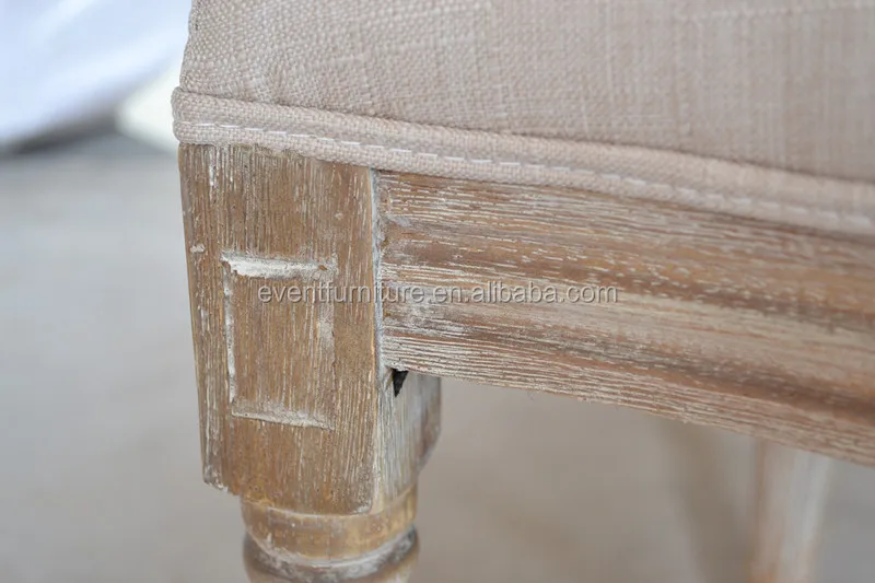 Antique factory direct solid hard wood wedding stacking louis XV chair