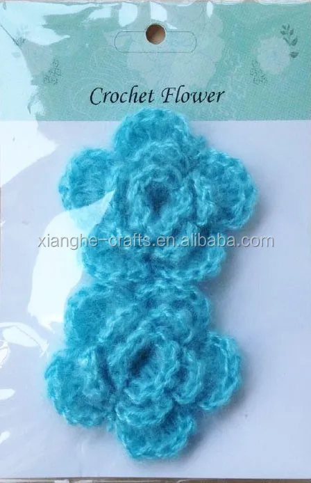 DIY Fabric Crafts Handmade Crochet Flowers for Decoration