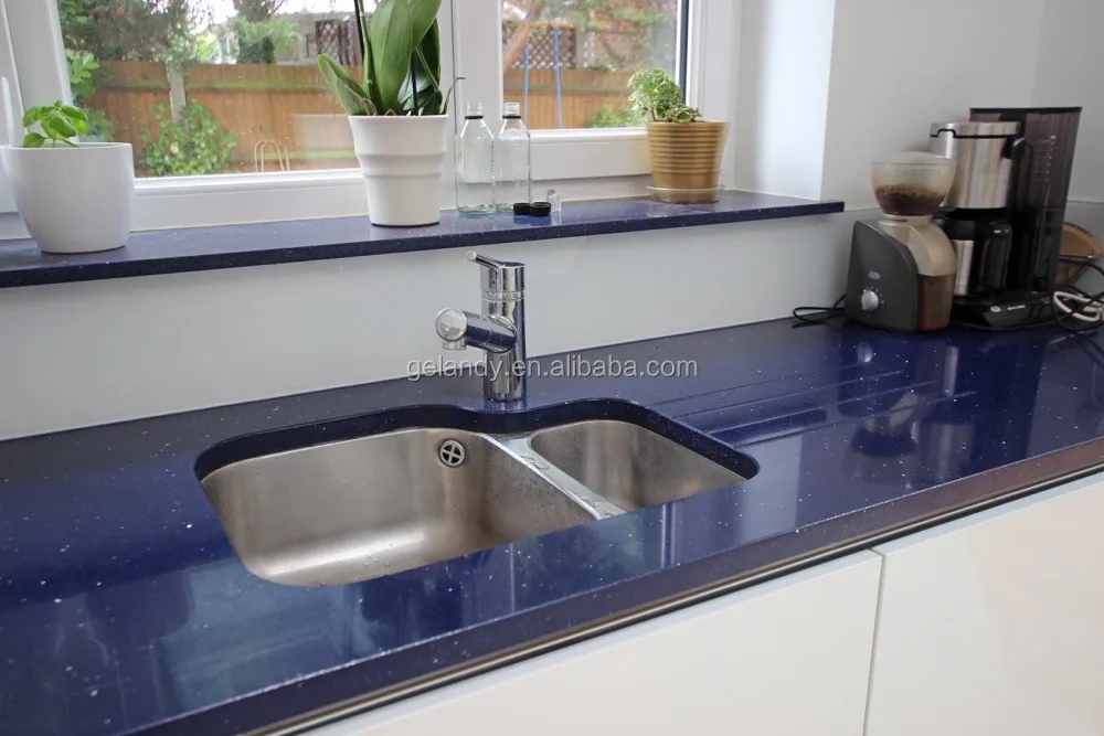 
Hot Sale Quartz Stone White Kitchen Tops Countertop 