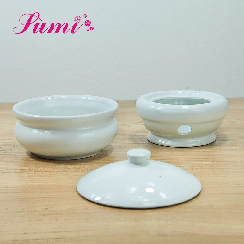 
Restaurant tableware white ceramic cheap soup tureen with cover for for hotel 