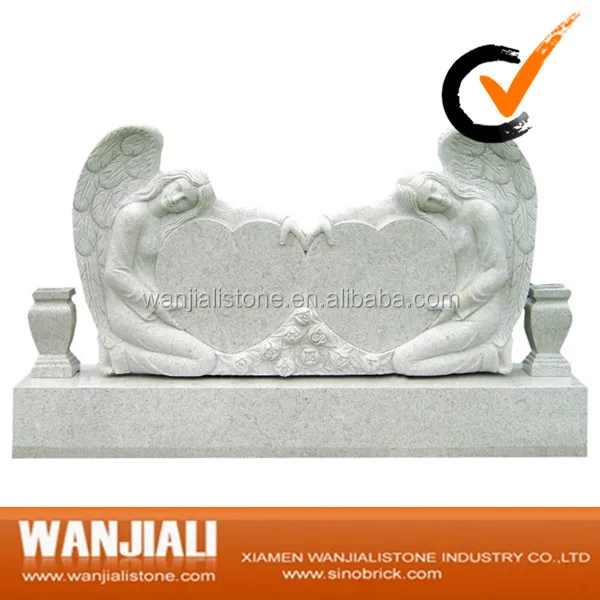 
Granite Angel Sculpture Tombstone, Grave Monument With Best Price, Customized Shape Is Available 