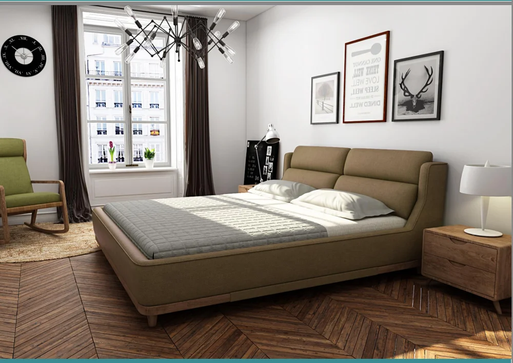 Best Sale Bedroom Furniture  Modern Soft Bed