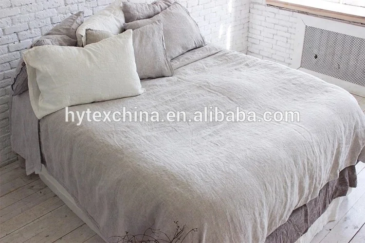 100%linen home sheet sets stone washed french vintage