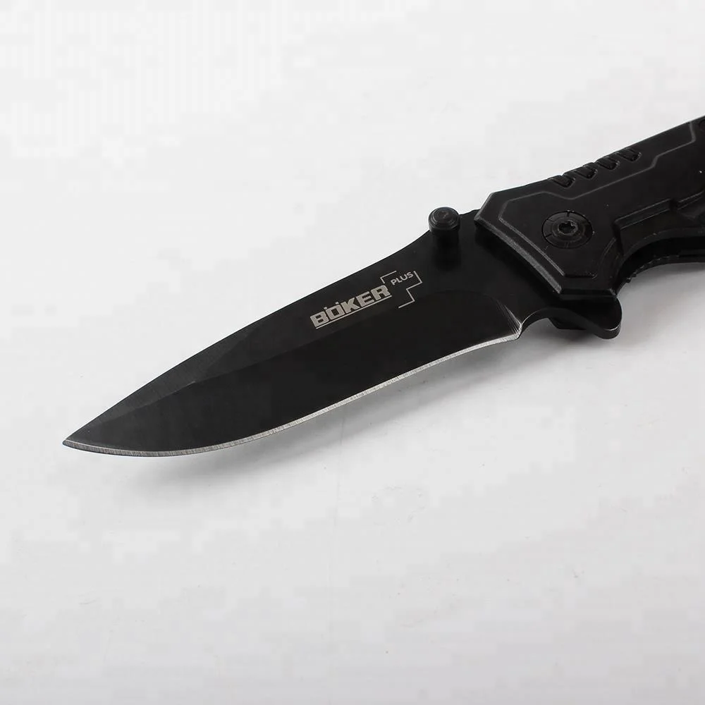 Stainless steel 3 kinds pocket folding knife with serrated blade