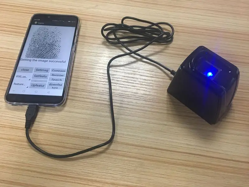 
LEEKGOTECH Patented Biometric USB finger print reader / scanner For Windows Android Linux OS System Integration 