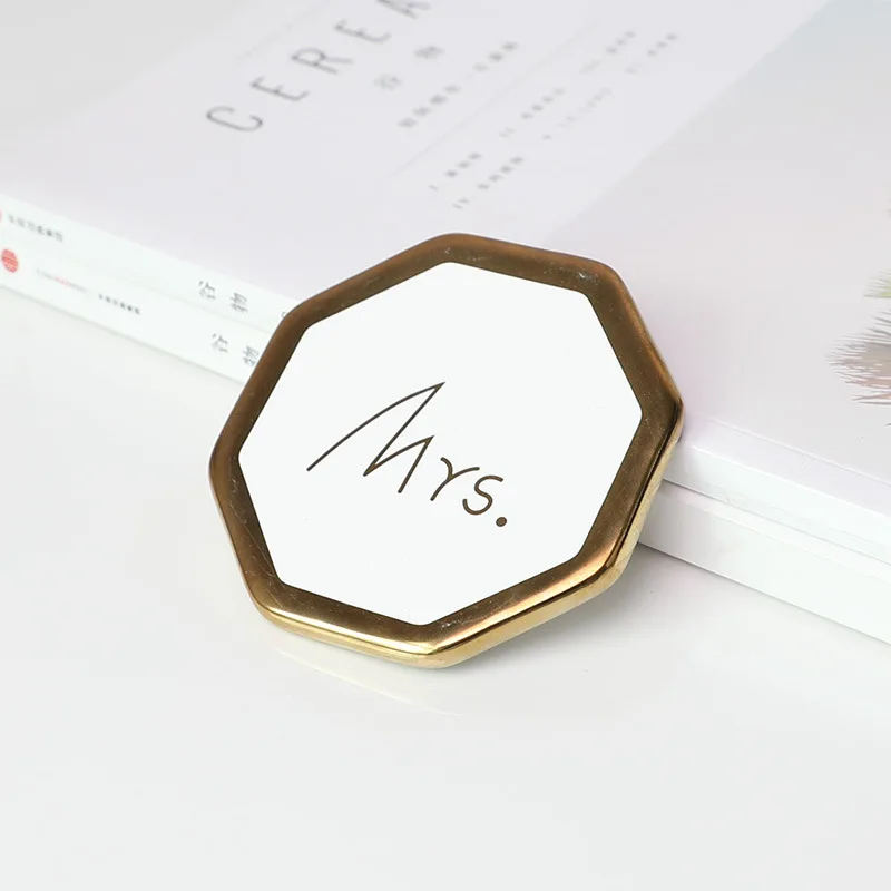 Nordic style ceramic gold-rimmed black couple mug insulation pad coaster mat