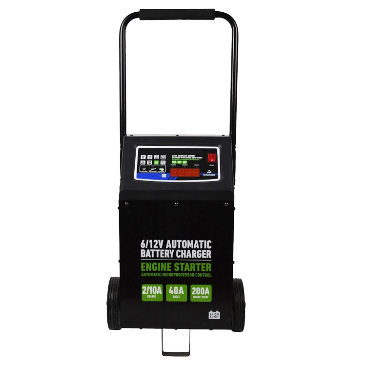 Lead acid and Lithium 12V/6V  Car Battery Charger with 200a fast Engine Starter