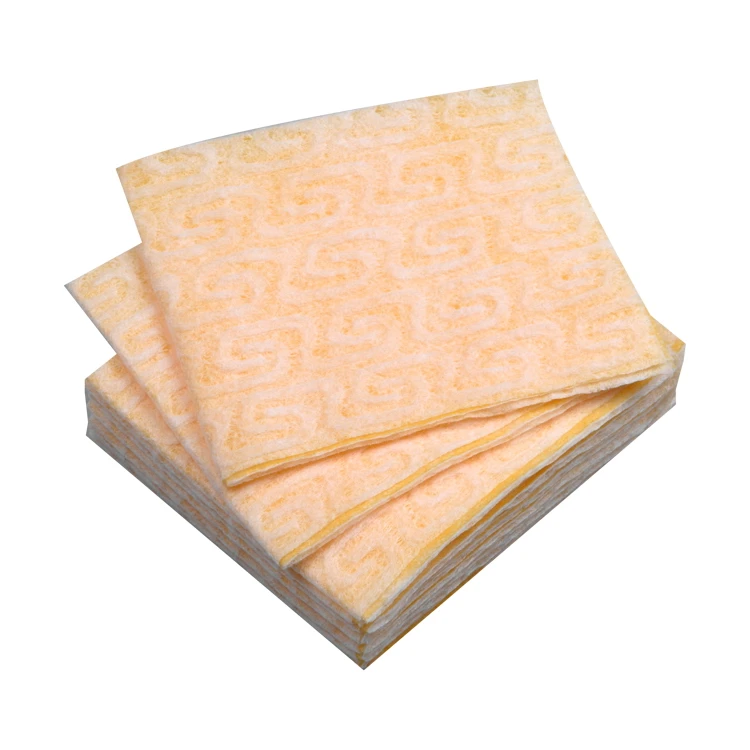 
Needle-punched nonwoven cleaning cloth viscose polyester magic cloth / household super cleaning wipes 