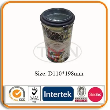Airtight Tea Tin Can