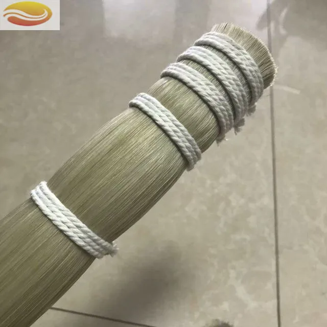 
Sell Violin Bow Hair Material Mongolia Stallion White Horse Tail Hair 