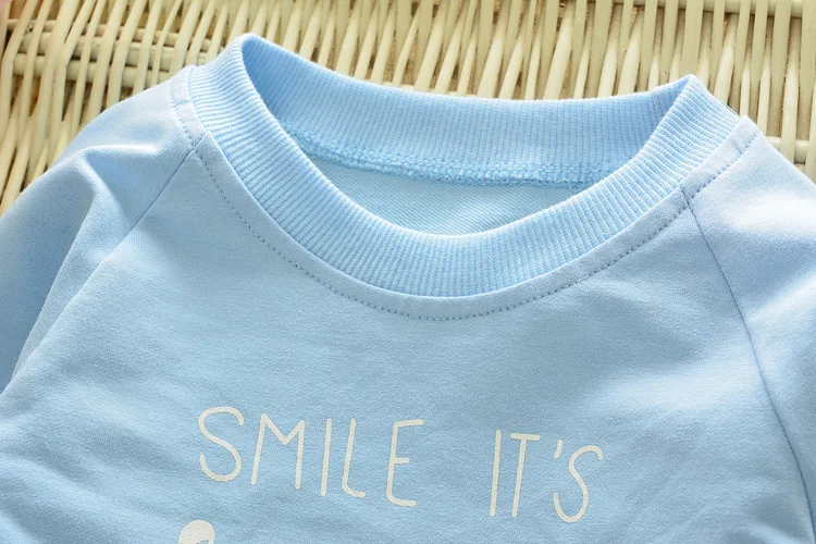 Лидер продаж, детский осенний костюм с длинным рукавом, детский повседневный комплект из двух предметов