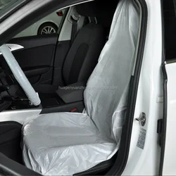 80*130cm*15micron custom disposable clear plastic car seat cover