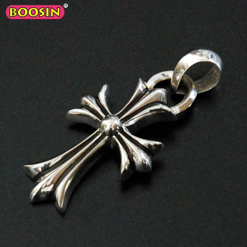 Religious Jesus Cross Jewelry Metal Retro Punk Cross Pendant