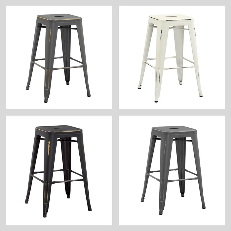 24 inch stackable Vintage metal bar stool ,bar chair high chair JR-3A24