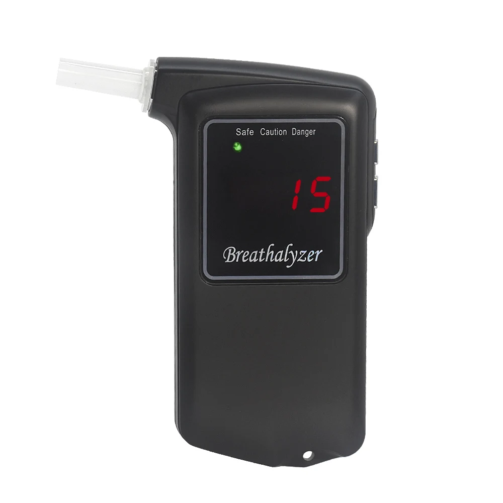 Breathalyzer high precision semi-conductor breathing  breath  alcohol  tester AT-858s