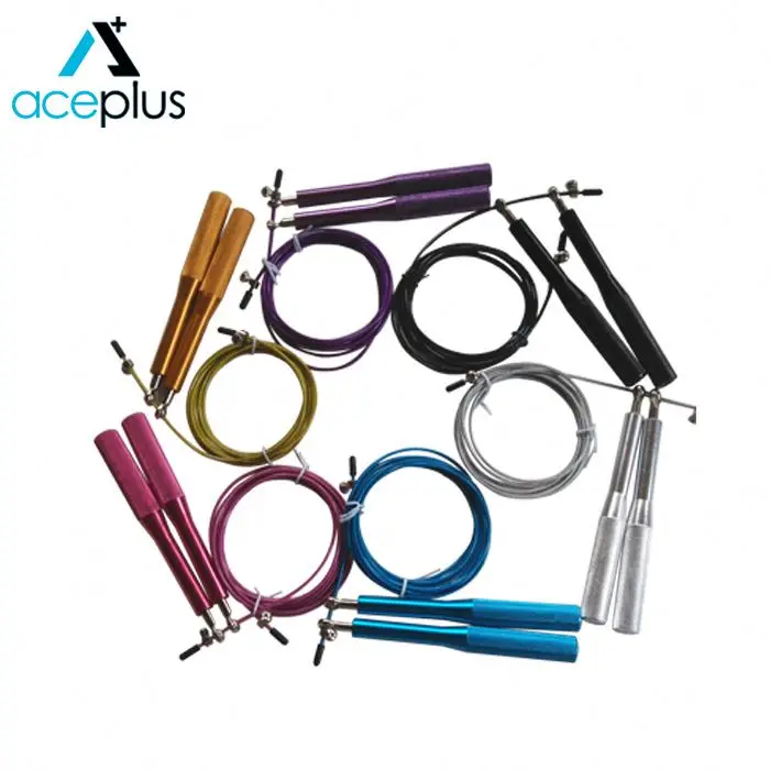 Прочная регулируемая алюминиевая ручка, кабель для скакалки в тренажерном зале