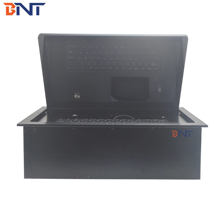 13.3-23.6 inch conference system table automatic lcd monitor flip up lift mechanism