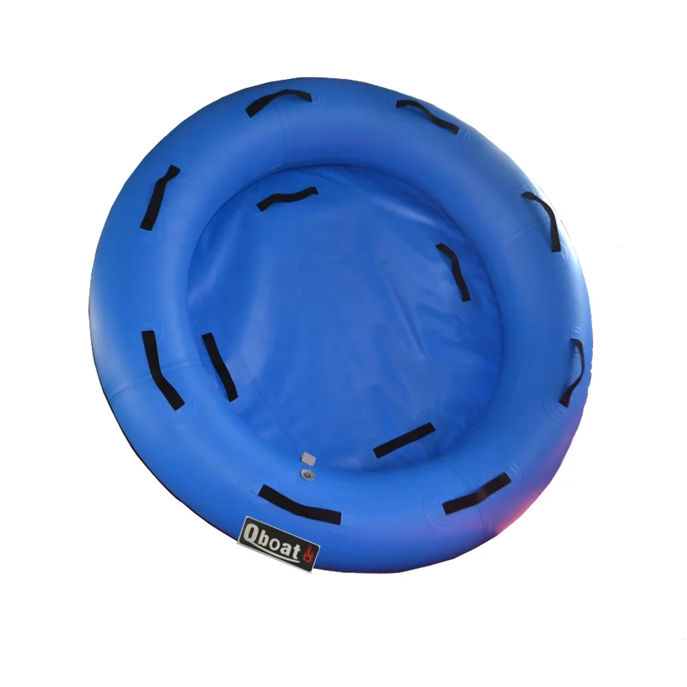 High Quality PVC Factory Inflatable round Raft for Sale for Trampoline Park Adventure Park or Public Use Made of FRP