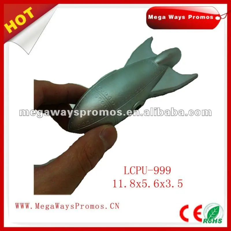 PU Atom Bomb Shape Stress Toy