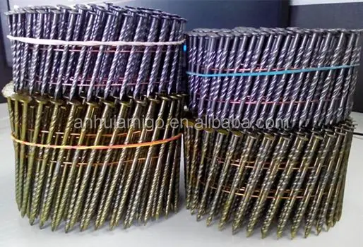 wooden pallets nail in coil suitable for hilti nail gun