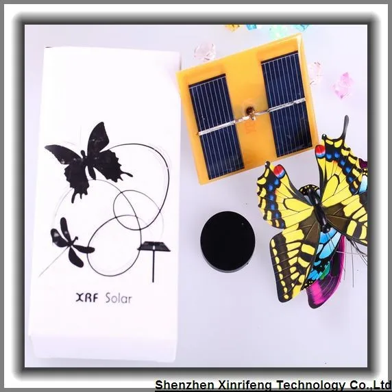 
Triple solar powered flying fluttering butterflies for garden plants flowers decoration 