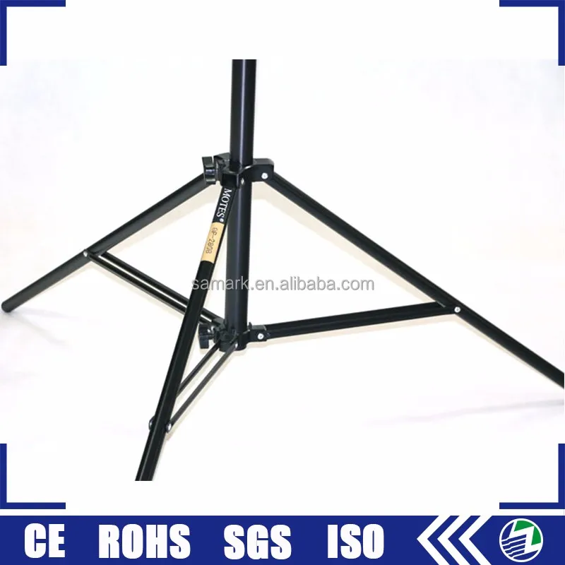 Professional telescopic aluminum alloy 2.8m video studio camera light stand tripod