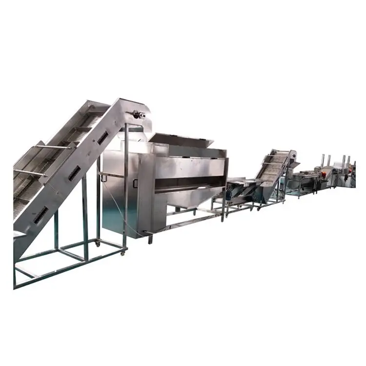 
1000 kg/h french fried potato fries production line 