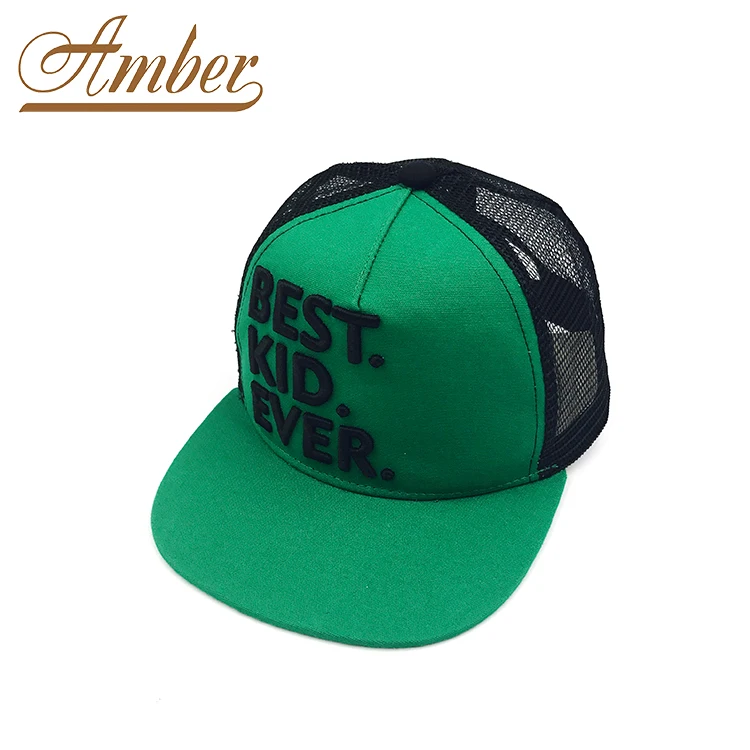 Custom Printed 100% Cotton Trucker Embroidered Plain Baseball Cap 5 Panel Kids Hats