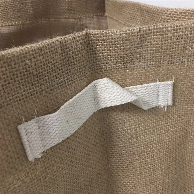 
Hot Sales Eco Friendly Household Durable Jute Storage Organizer Basket 