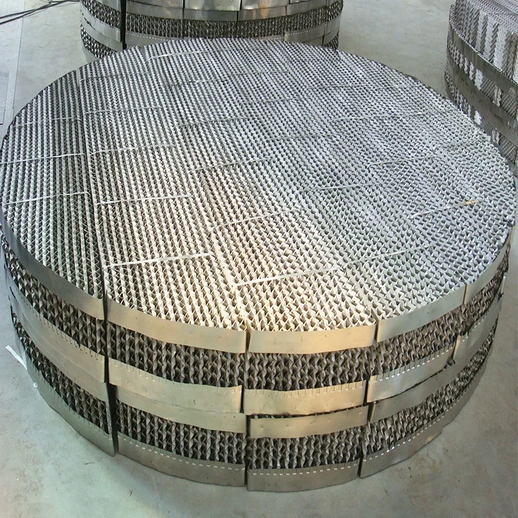 OEM Wire Mesh Gauze Structured Packing for Distillation Column Made in China