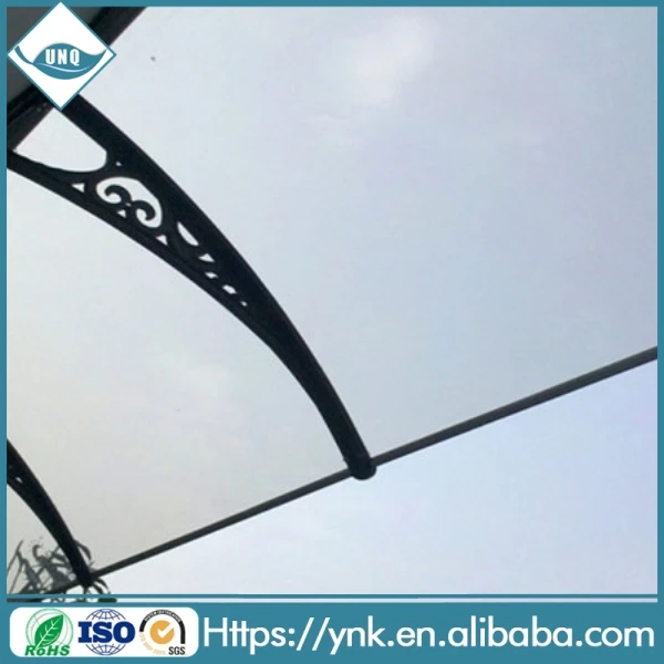 
building materials Sun Shade Awning/polycarbonate Sheet For Car Parking Shade, 