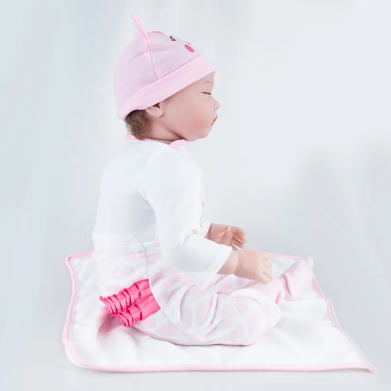 Education Kid Toys Silicone Vinyl Reborn Baby Dolls Mini Newborn Dolls