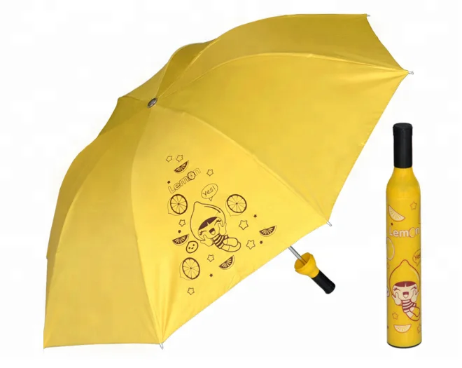 
New Inventions Cheapest New Portable Rain Water Wine Bottle Umbrella, Umbrella with logo Prints 
