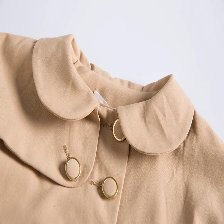 
girl clothing wholesale kids clothes baby girl windbreaker trench coat 