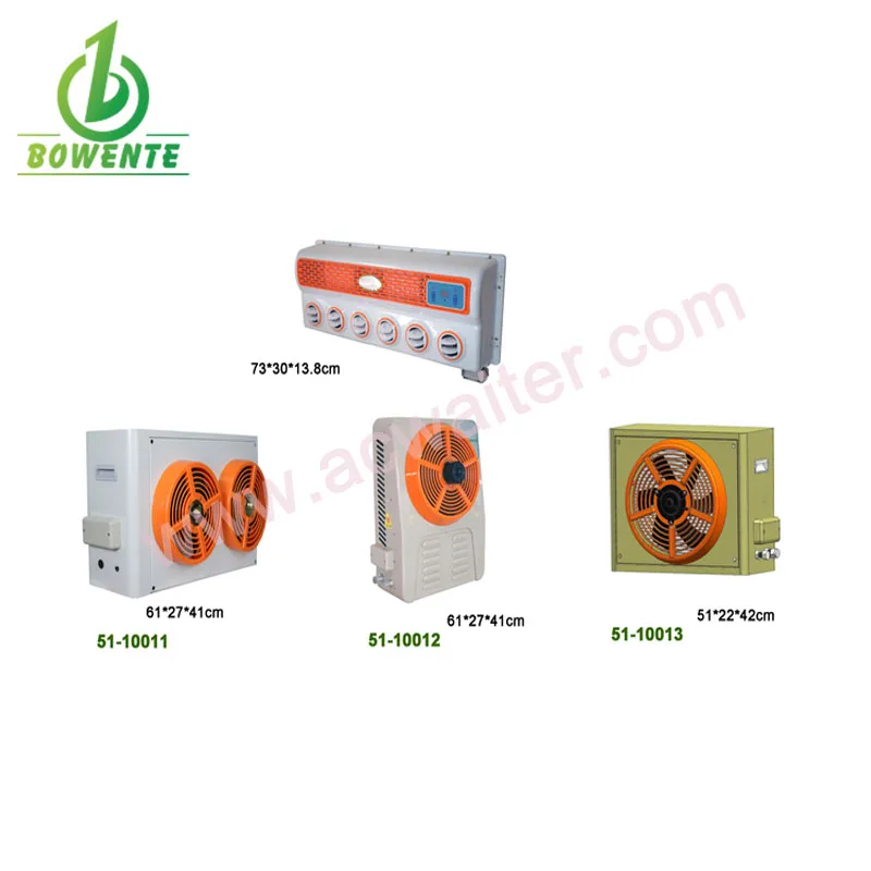 12v 24v air conditioner integrated for truck parking cooler for truck scania cooling and heating