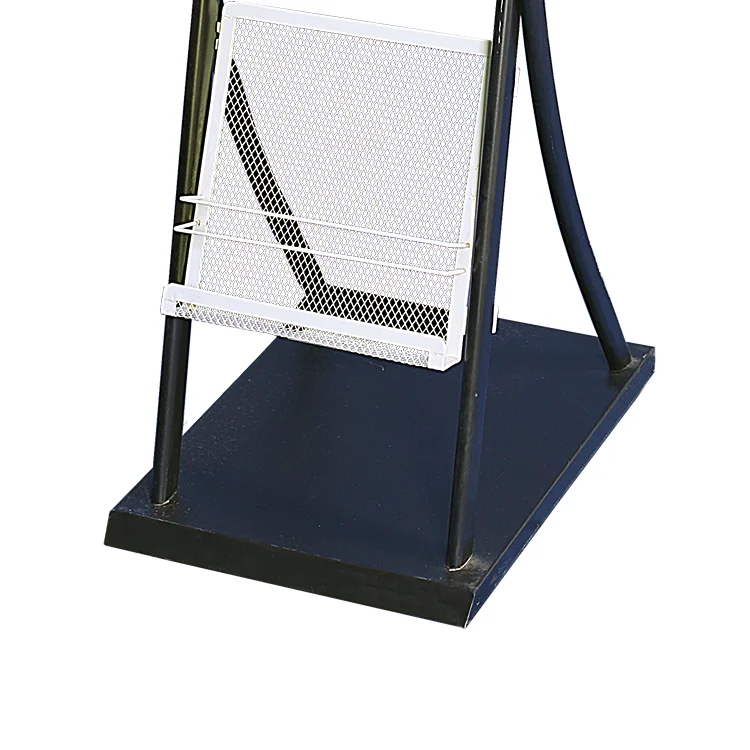 Metal Brochure Magazine 4 Layers Leaflets Holder Display Stand HS-Z5