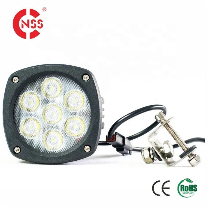 Full application magnetic 4.3 inch round 12V LED work light 35W 5000lm